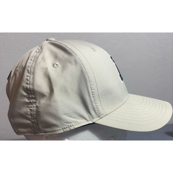 University of Arizona Nike Dri-fit Club Cap Adjustable Breathable White/Tan Hat - Picture 4 of 10